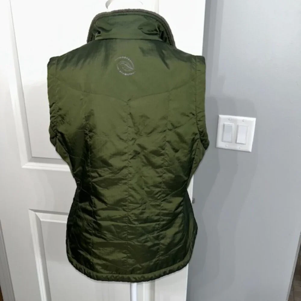 REI Women's Medium Vest Green with Fleece Lining EUC - Picture 5 of 9